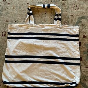 Aqua Maritime Soft Packable Tote, XL NWOT